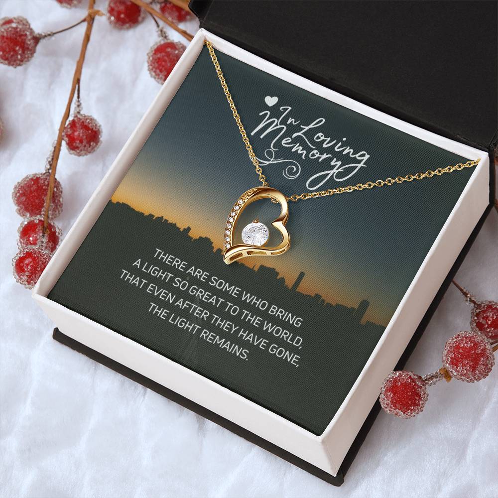 In Loving Memories Forever Love Necklace