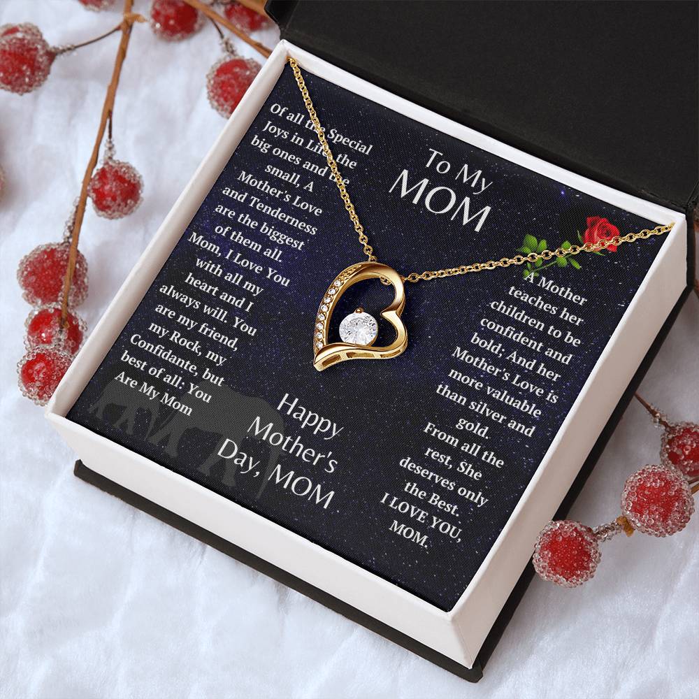 The Exquisitely Beautiful Forever Love Necklace The Ideal Mother's Day Gift Forever Love Necklace