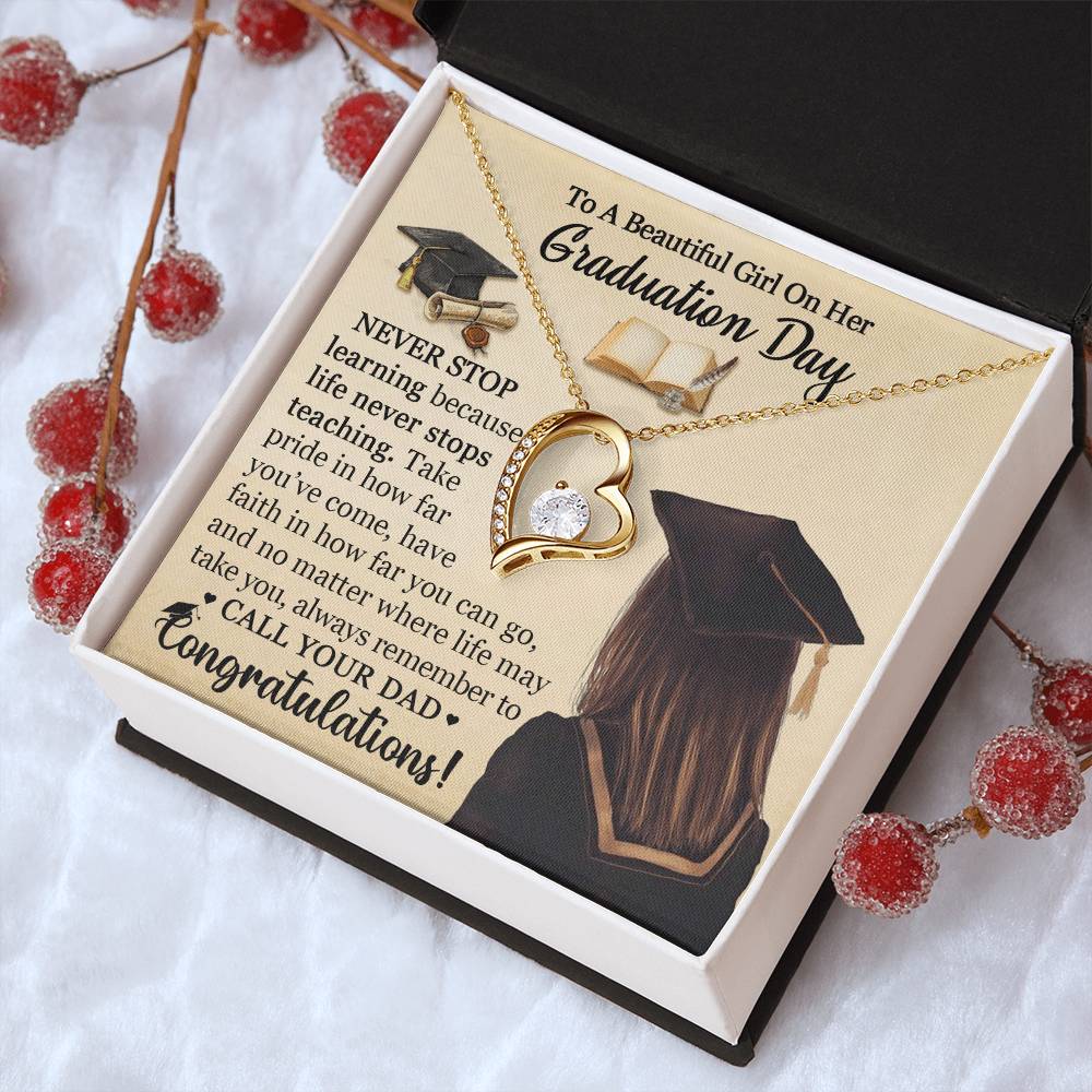 Graduation 2021 From Father - Forever Love Necklace™ Forever Love Necklace