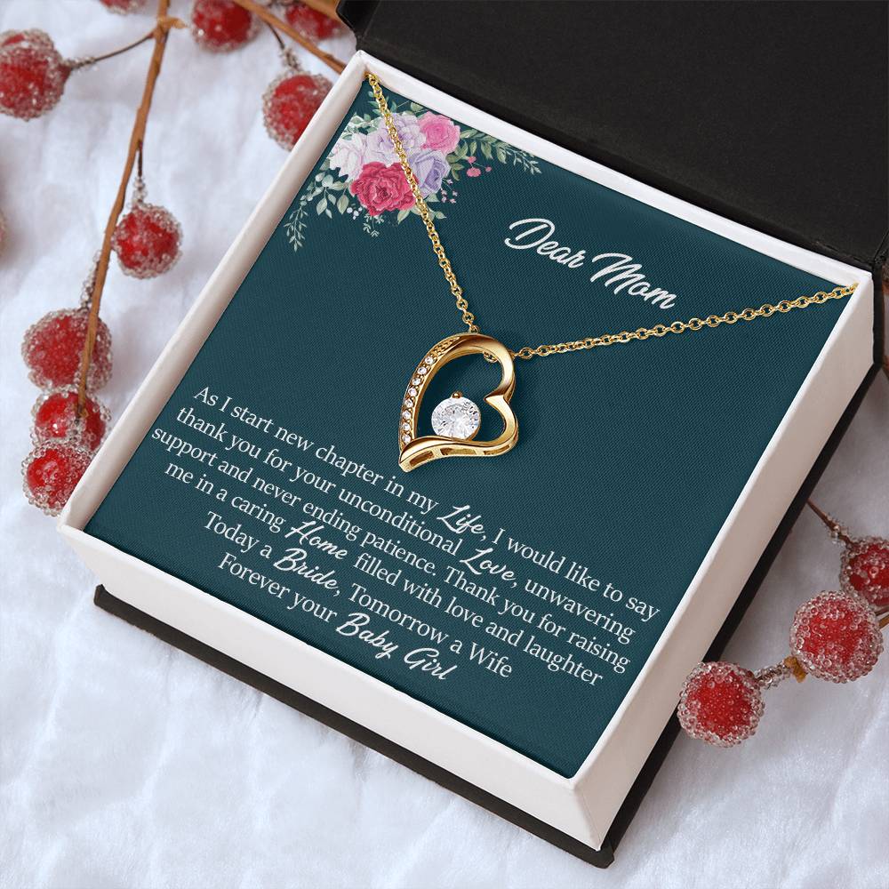 Mother Of The Bride Forever Love Necklace