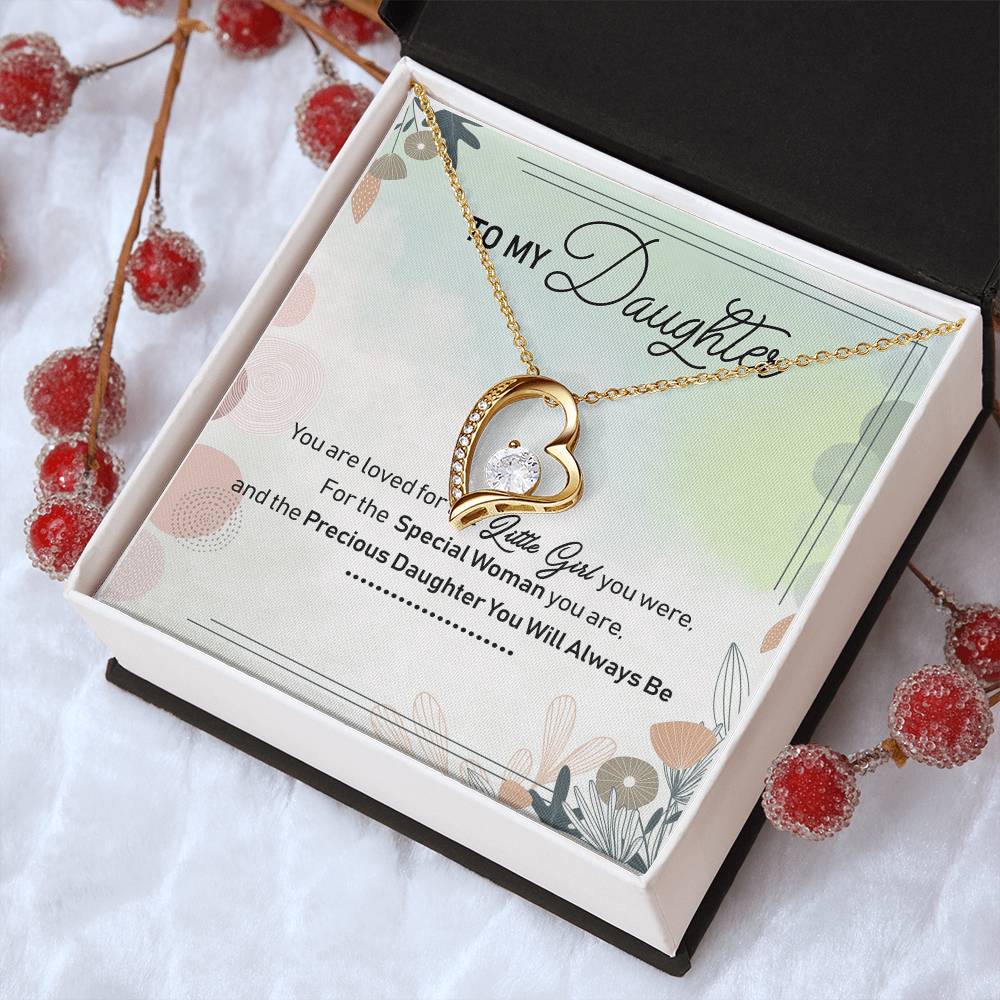 Gift For Daughter From Mom Anniversary Lovingly Mom Grown Up Daughter Hug Necklace For Daughter Always Keep Me In Your Heart Forever Love Necklace