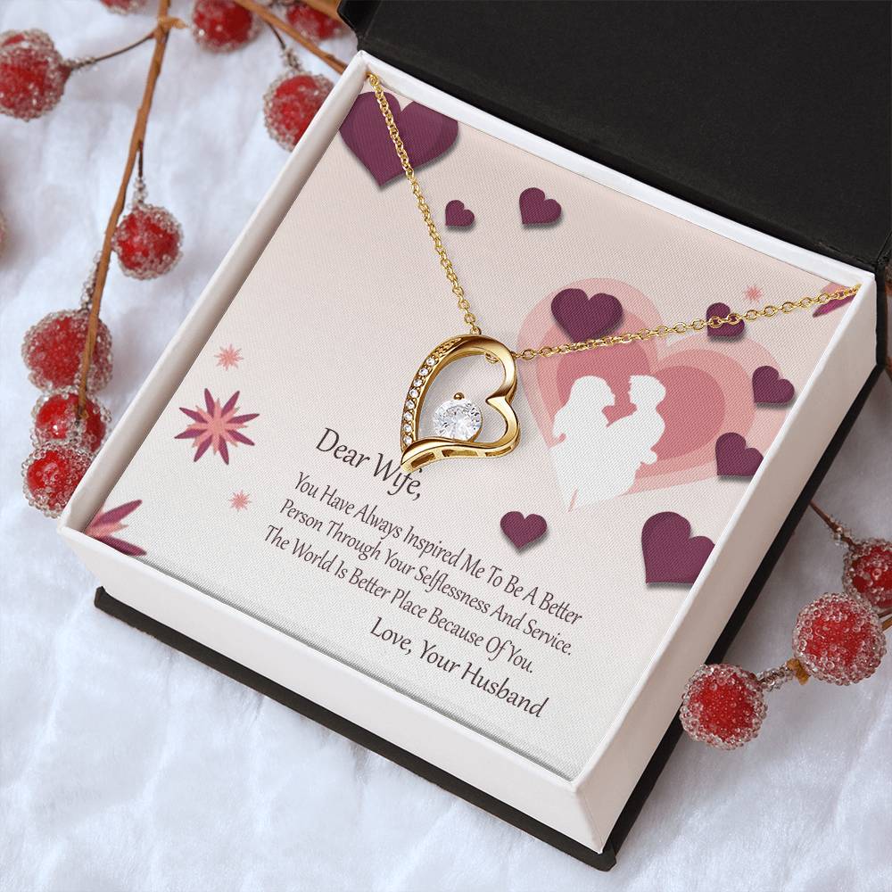 Gift For Wife Always Inspired Me Necklace 1 Forever Love Necklace