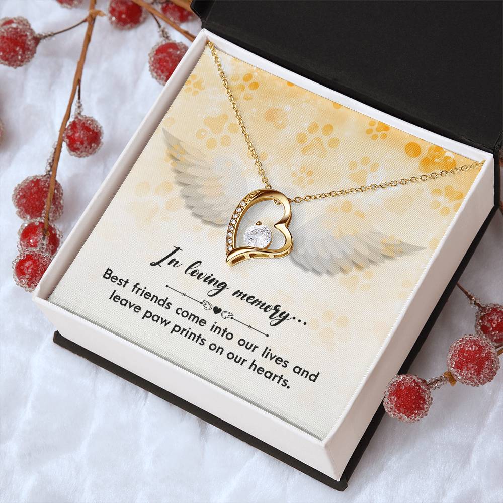 In Loving Memory Best Friends Come Into Necklace 1 Forever Love Necklace