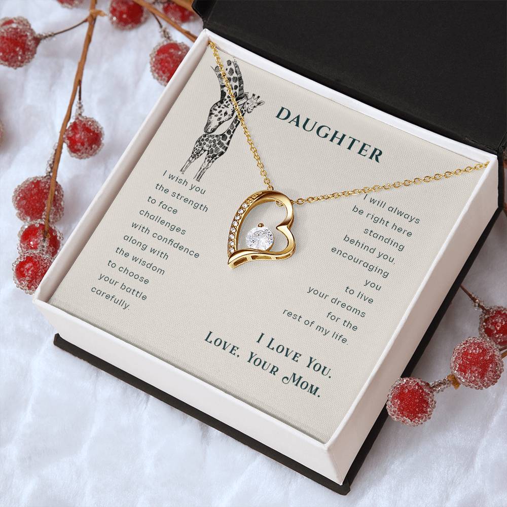 Gift For Daughter From Mom Daughter Mother Necklace Giraffe Necklace Mother And Daughter Mom Gifts From Daughter Gift For Mom From Daughter Forever Love Necklace