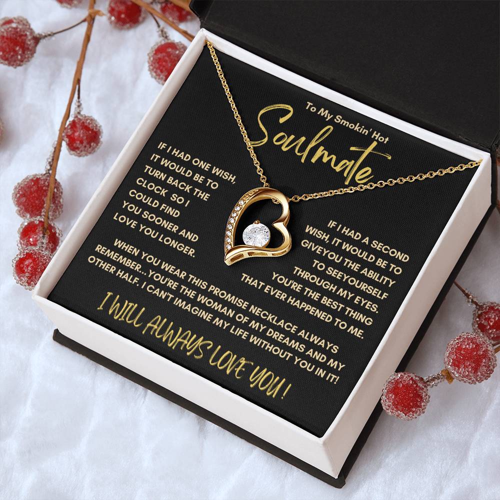 Soulmate - Woman Of My Dreams Forever Love Necklace