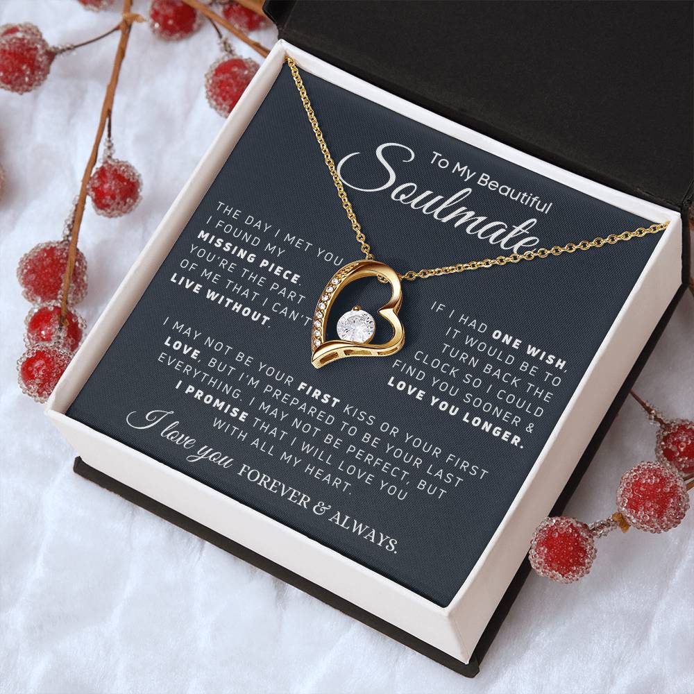 Soulmate - My Missing Piece - Forever Love Necklace Forever Love Necklace