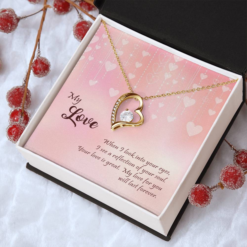 Gift For Your Love Forever Love Necklace