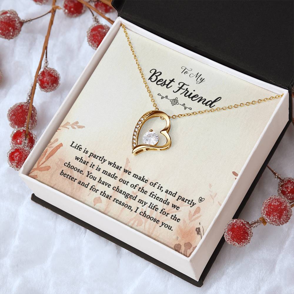 To My Best Friend - Forever Love Necklace Forever Love Necklace