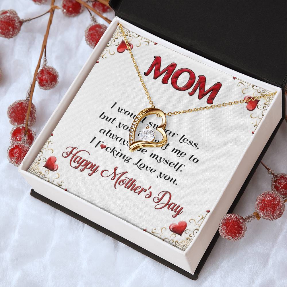 Mom I Love You Forever Love Necklace