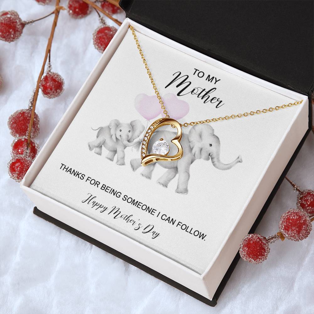 Mother's Day Gift Necklace For Mom Mother's Day Necklace Best Gift For Mom Mother's Day Necklace 2 Forever Love Necklace