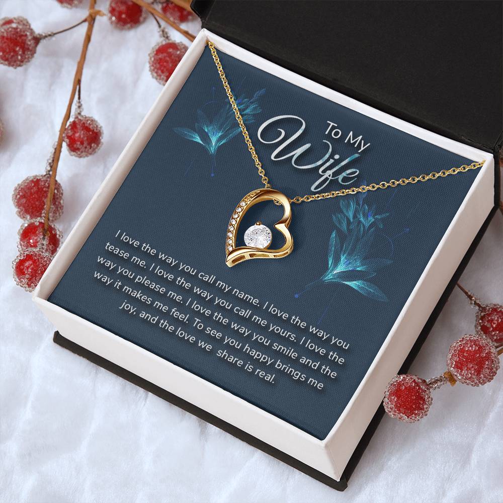 Husband To Wife Forever Love Necklace