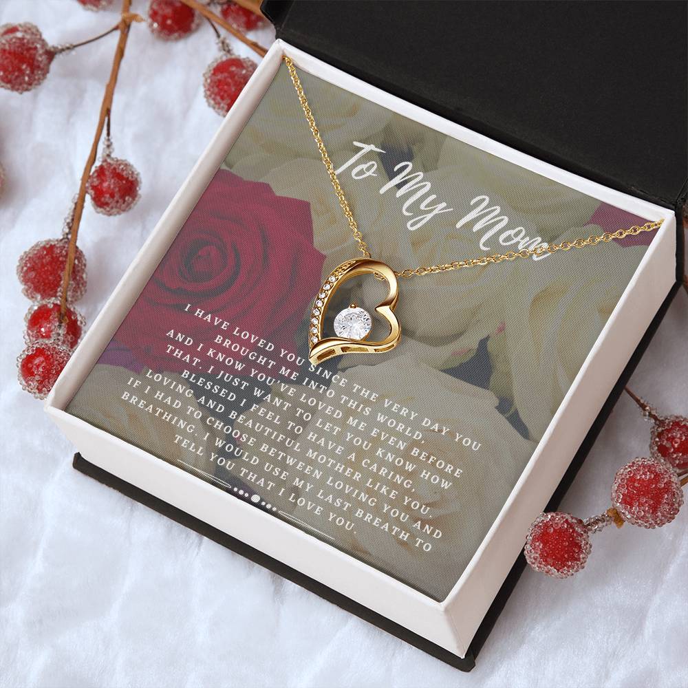 Special Gift For Your Mom Forever Love Necklace