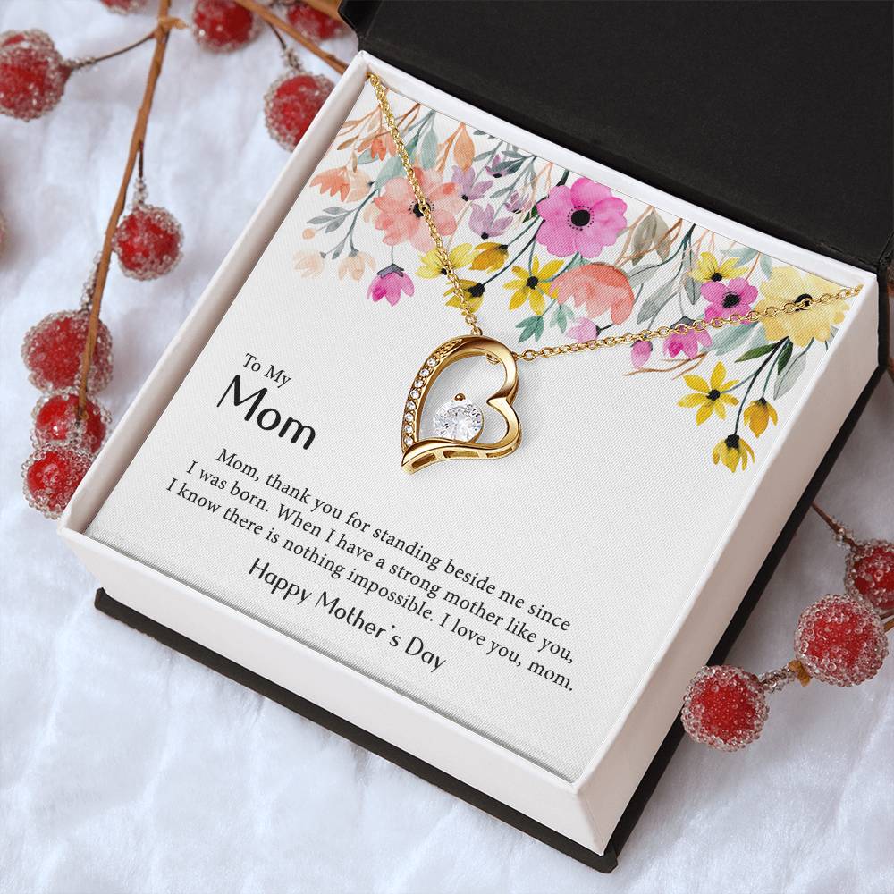 Mother's Day Gift Necklace For Mom Mother's Day Necklace Best Gift For Mom Mother's Day Necklace 3 Forever Love Necklace