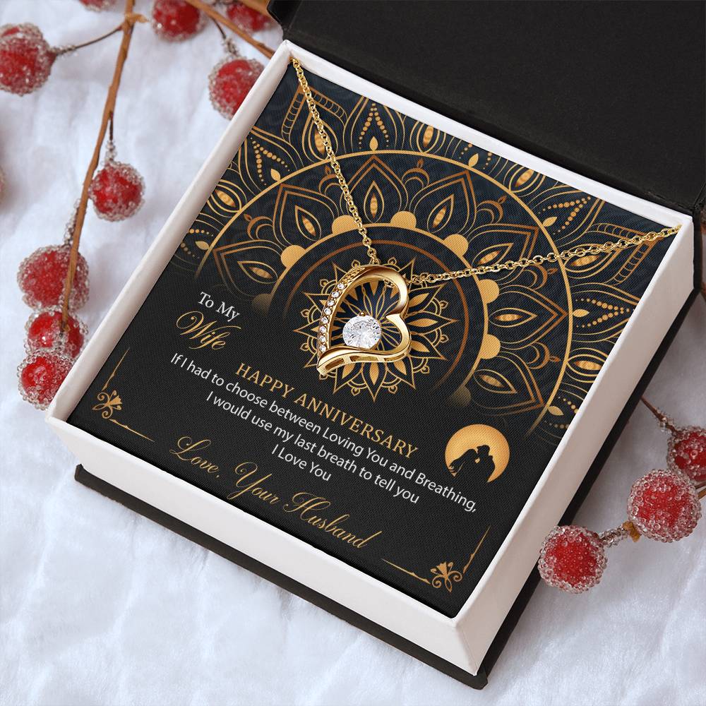 Anniversary Gifts For Wife Forever Love Necklace