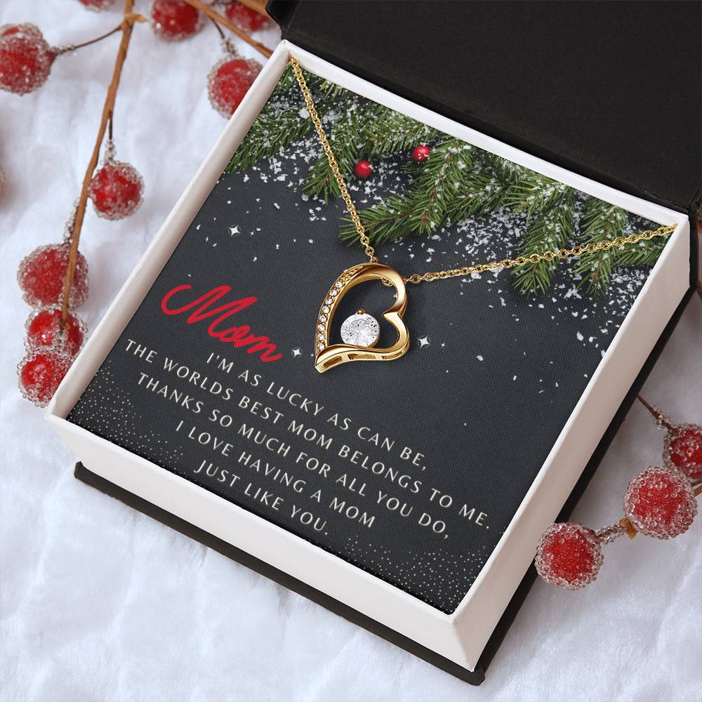 Mom Poem π Odyssey Allure Necklace Gift Forever Love Necklace