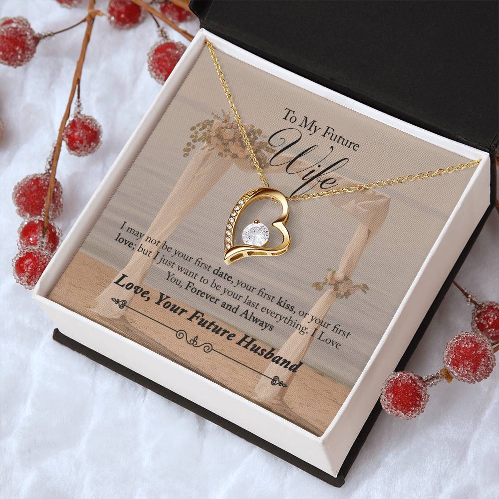 To My Future Wife - Heart Necklace Forever Love Necklace