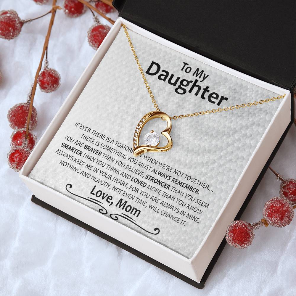 Gift For Daughter From Mom Daughter Mother Necklace Daughter Gift From Mom To My Daughter Daughters Birthday Unique Grown Up Daughter 2 Forever Love Necklace