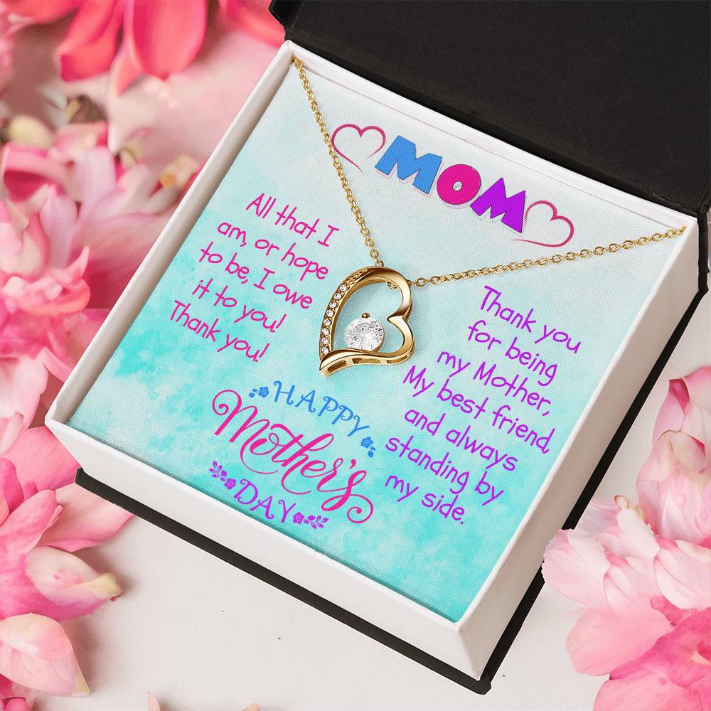Mummy To Be Necklace Gift New Mum Gift To My Mummy Gift From Unborn Baby New Mom Gift From Husband Baby Bump Gift New Mommy Gift Idea 2 Forever Love Necklace