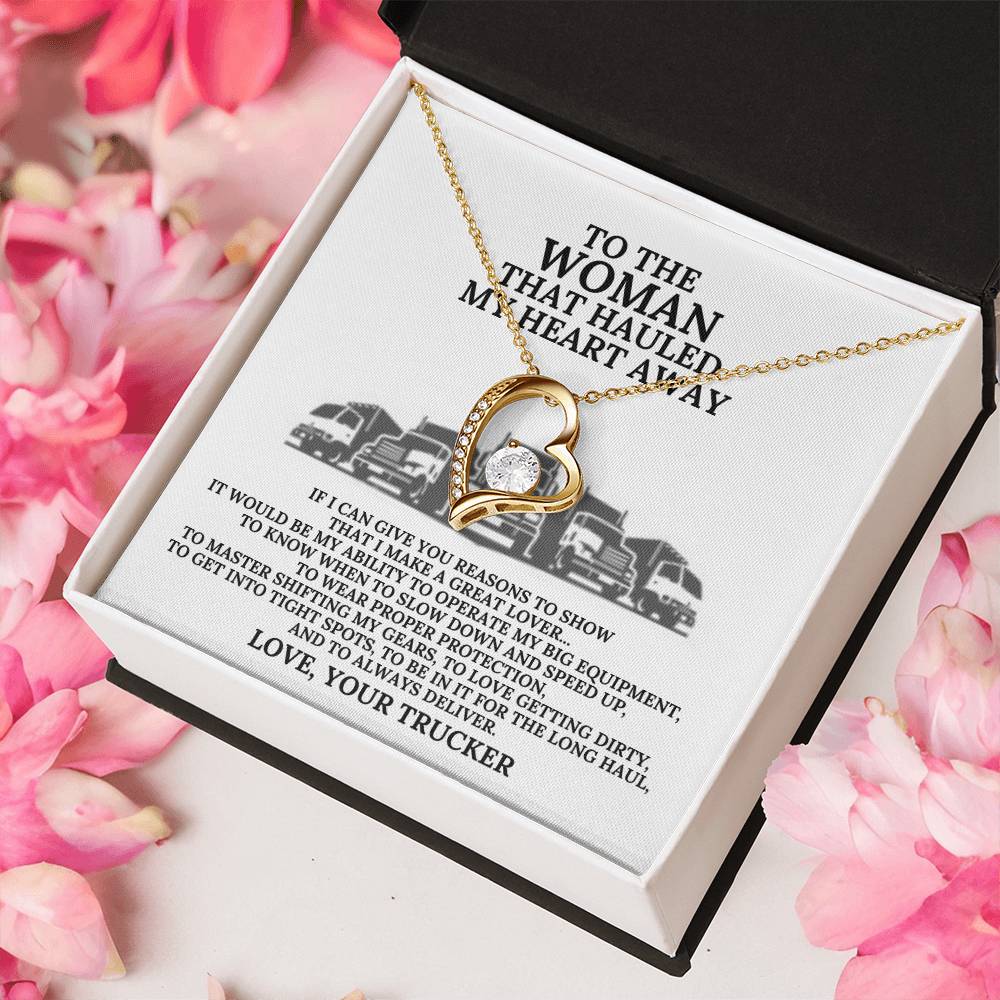 Reasons Of Truckers That Makes Them Better Lover Necklace Gift... Forever Love Necklace