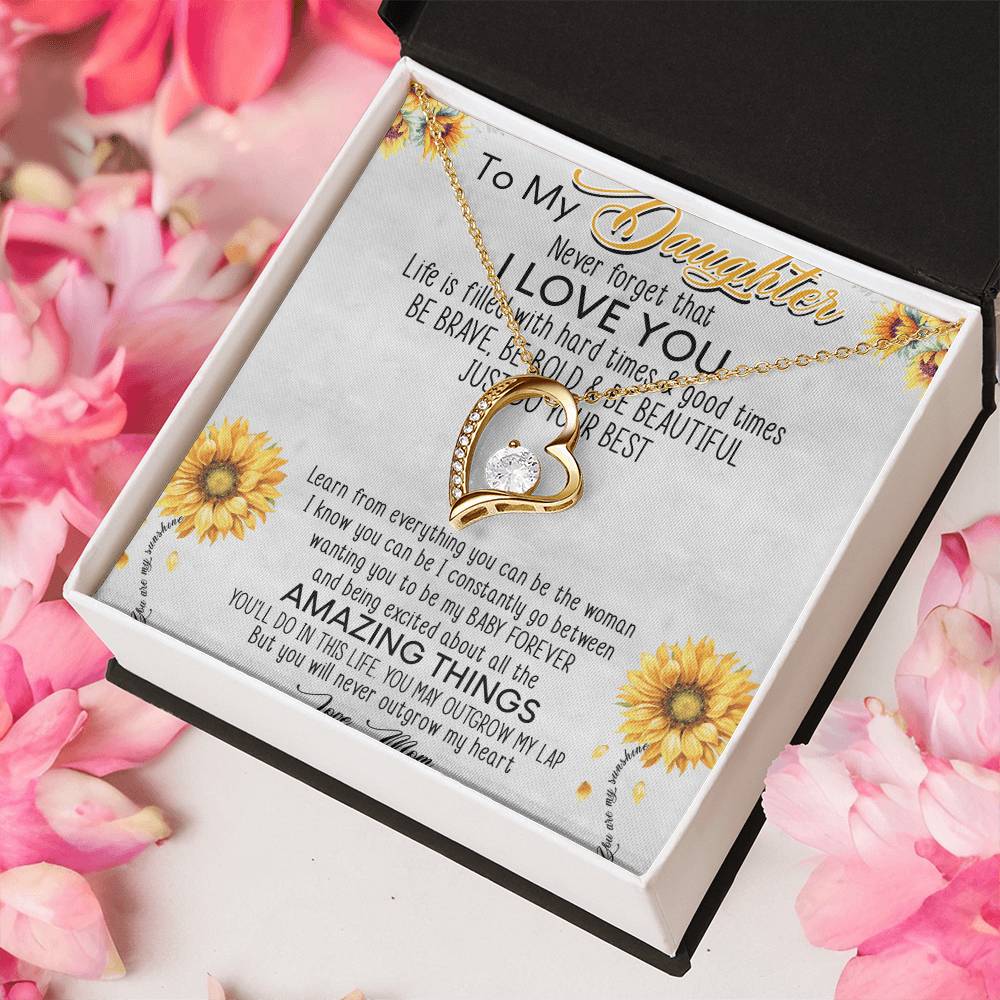 Mother's Day Necklace To My Mom To My Beautiful Mom Necklace Mothers Day Gift From Daughter Son To Mom Gift Mothers Day Forever Love Necklace