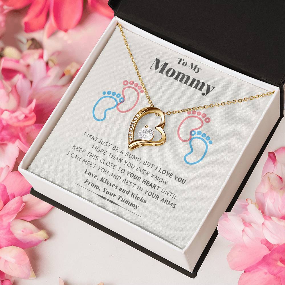 New Mommy Necklace New Mom Mother's Day Gift First Time Mom Gift New Mom Forever Love Necklace