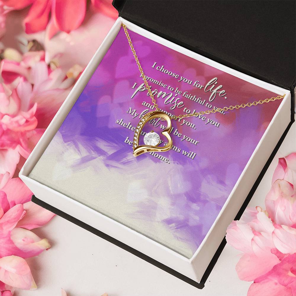 I Choose You For Life - Forever Love Necklace Forever Love Necklace