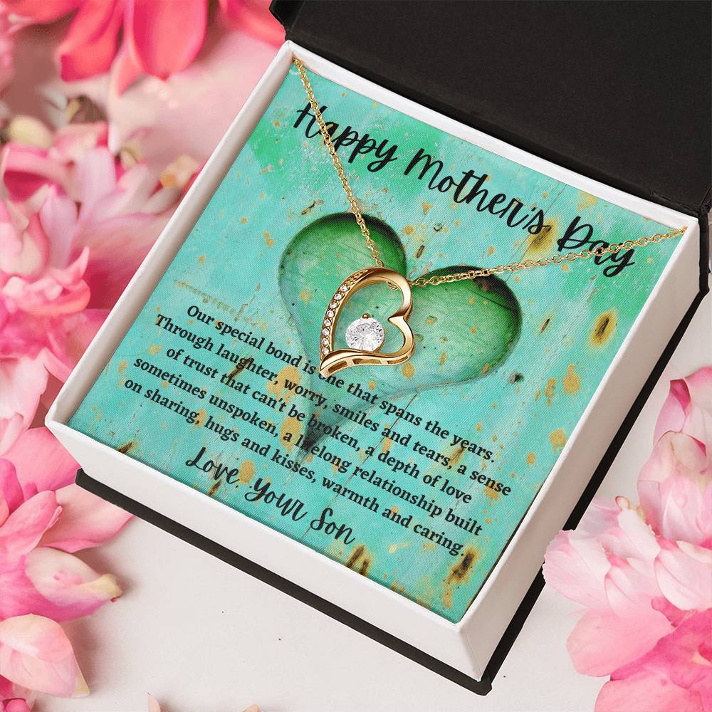 Happy Mother's Day Forever Necklace Love Your Son 1 Forever Love Necklace