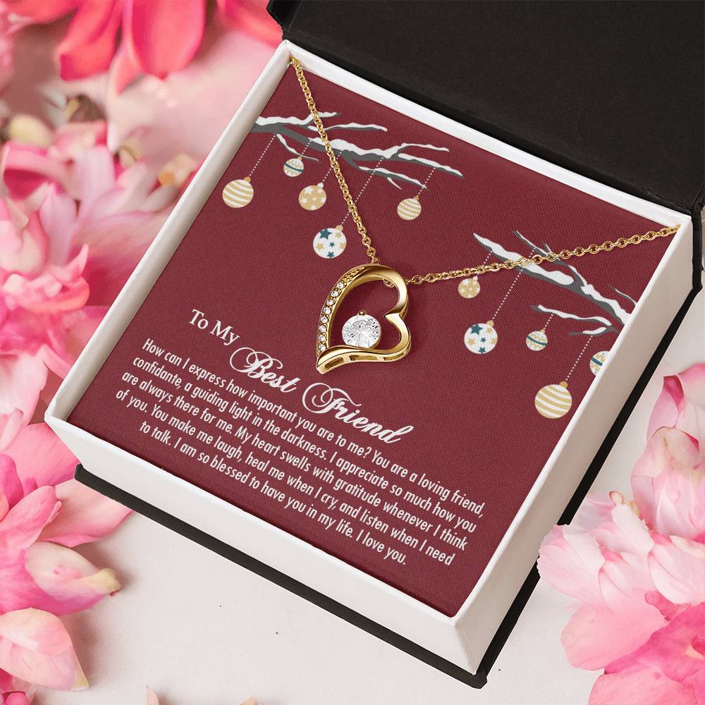 Best Friend Gift Jewelry Friend - Necklace Forever Love Necklace