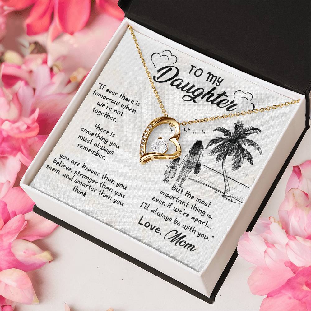 Gift For Daughter From Mom Someday When Pages Of My Life Ends Daughter Necklace Gift For Daughter Daughter Jewelry Mother Daughter Forever Love Necklace
