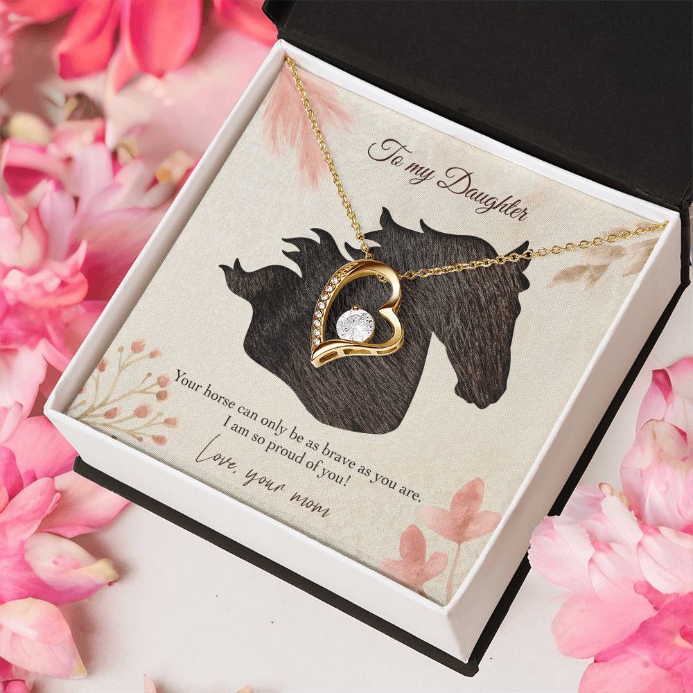 Forever Love Necklace Horse Girl Forever Love Necklace