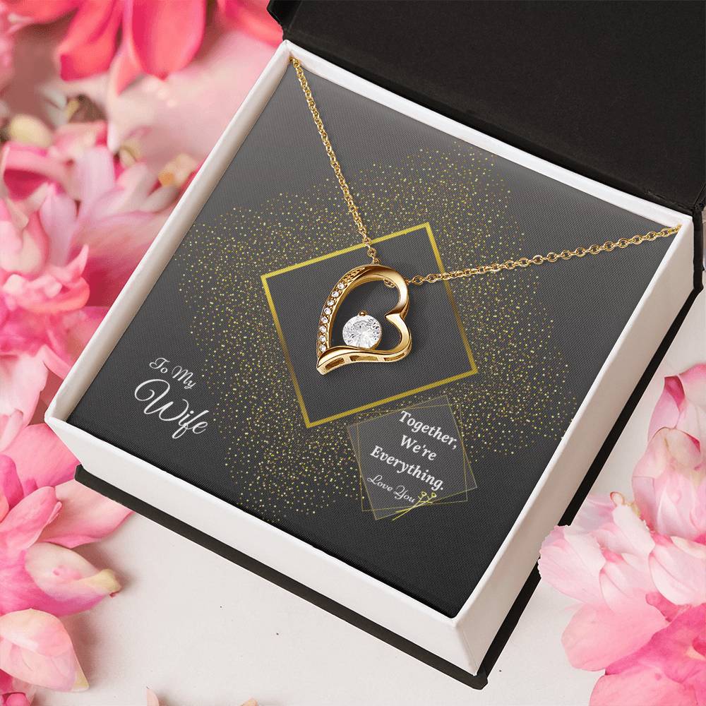 Luxury Collection 2 With Free Gift Box Gift For Wife From Husband Forever Love Necklace