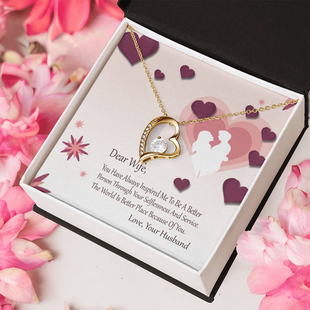 Gift For Wife Always Inspired Me Necklace 1 Forever Love Necklace