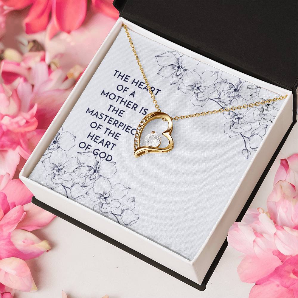 A Mother's Heart Heart Shaped Necklace 1 Forever Love Necklace