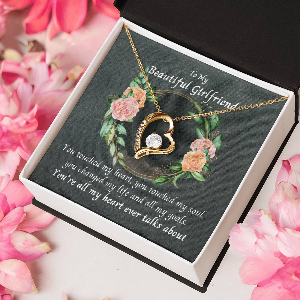 Beautiful Girlfriend Necklace Forever Love Necklace