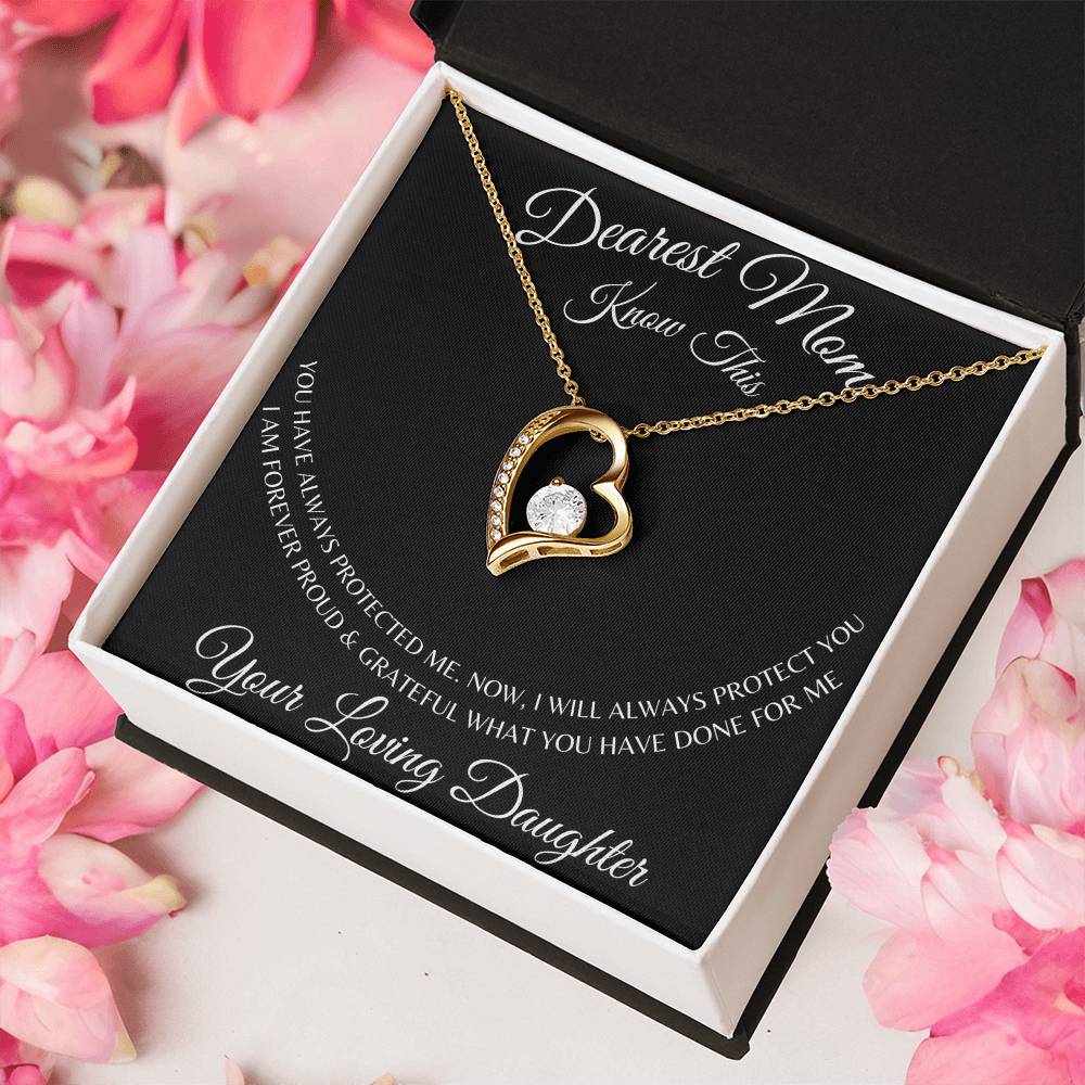 Dearest Mom Know This 1 Forever Love Necklace