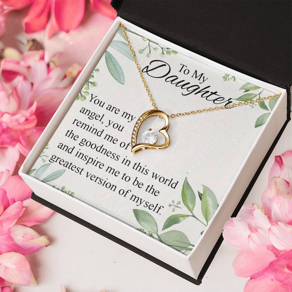 To My Daughter Necklace Father Daughter Necklace Father To Daughter Birthday Gift Gifts To Daughter From Dad Dad To Daughter Necklace (2) Forever Love Necklace