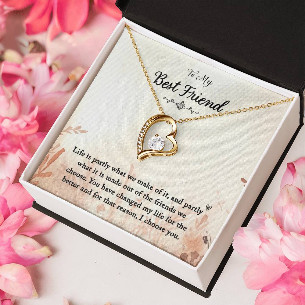 To My Best Friend - Forever Love Necklace Forever Love Necklace