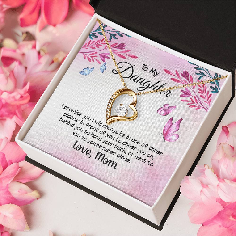 To My Daughter I Promise You Forever Love Necklace