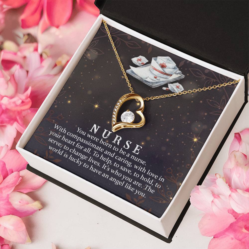 To My Nurse Stethoscope Necklace Nursing Necklace Nurse Graduation Gift For Nurse Nursing Student Gift For New Nurse Gift Ideas Forever Love Necklace