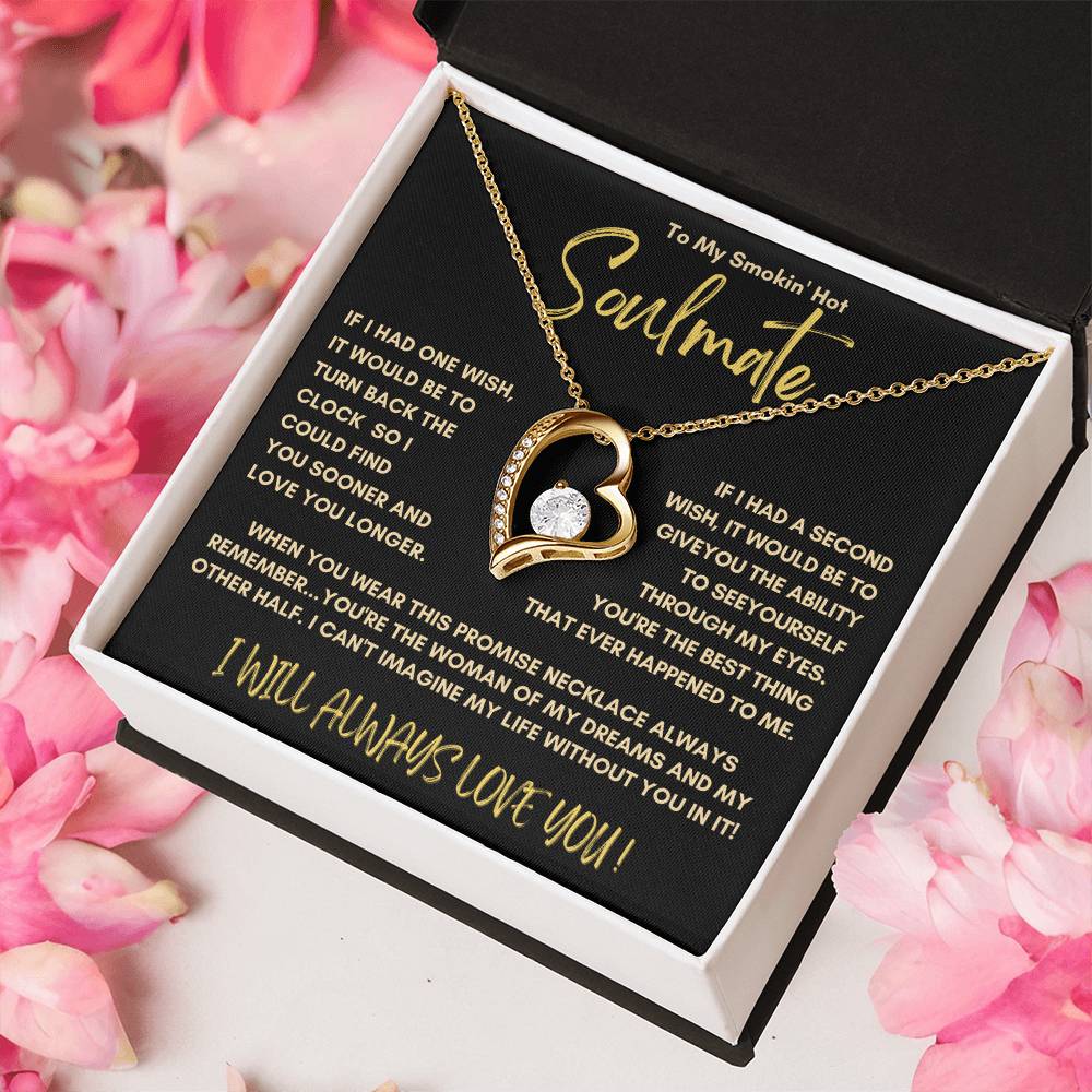 Soulmate - Woman Of My Dreams Forever Love Necklace