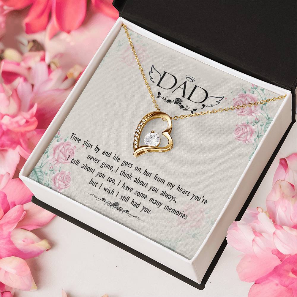 Dad - From My Heart You Are Never Gone - Necklace Forever Love Necklace