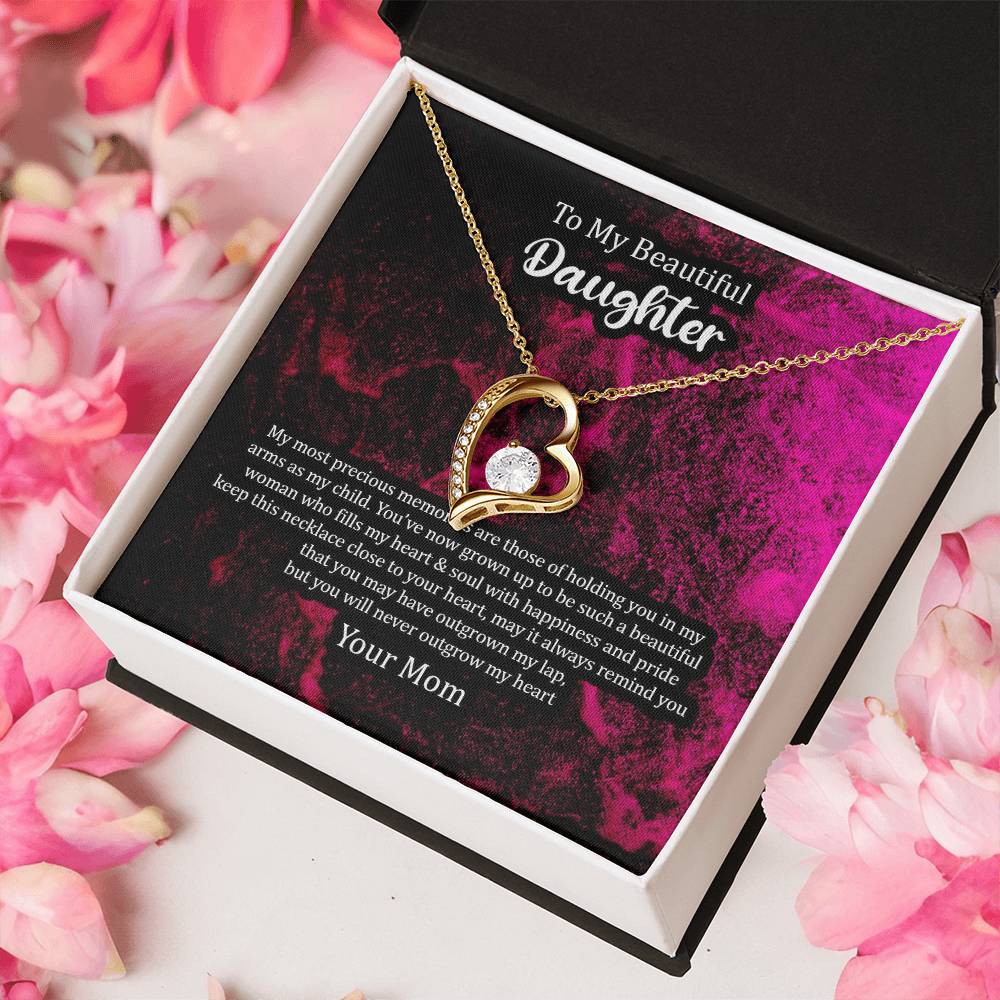 Daughter Necklace To Daughter From Mom Daughter Inspirational Giftdaughter Necklace Gift For Daughter Forever Love Necklace