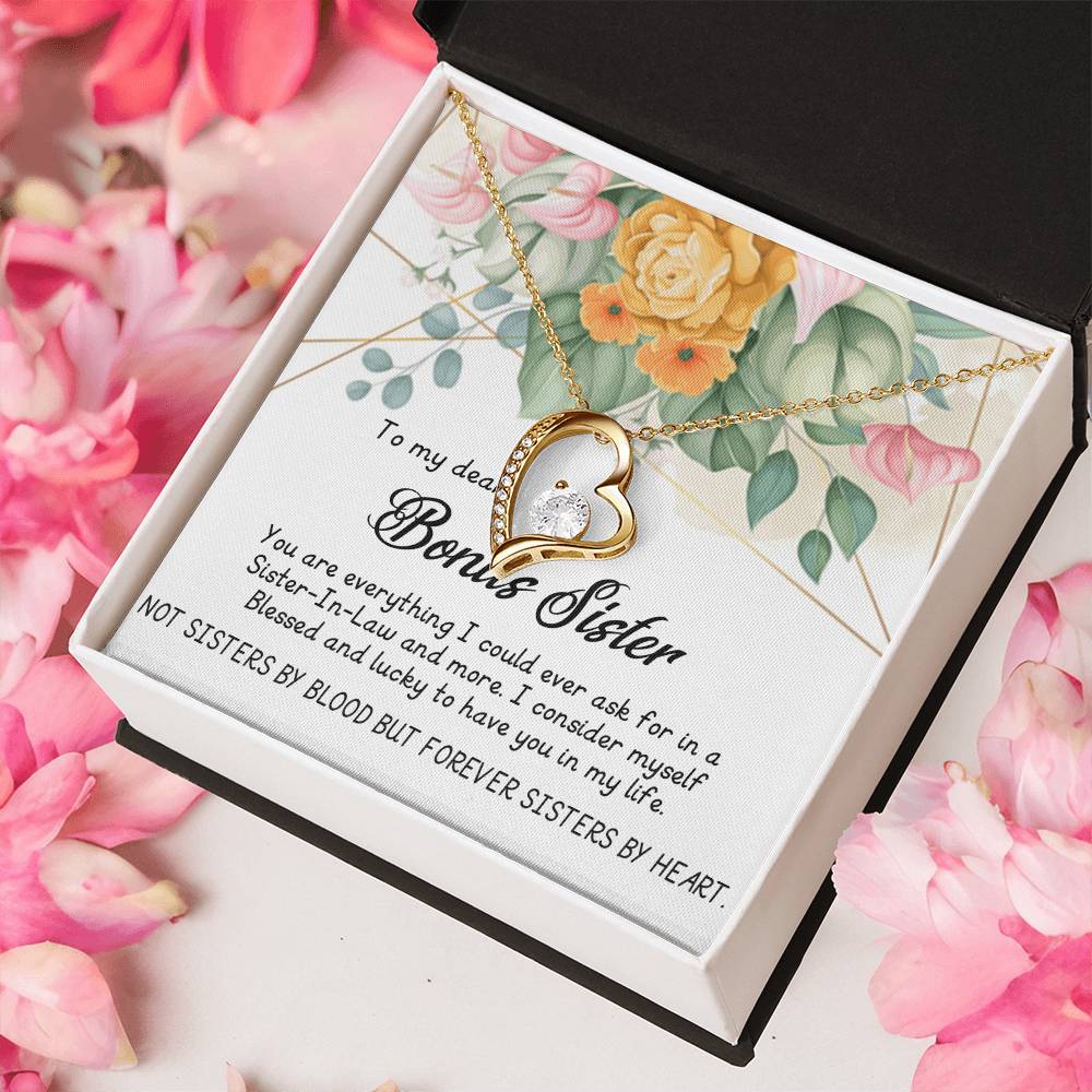 Sister In Law Necklace Gift Unbiological Sister Necklace Bonus Daughter Necklace Step Daughter Necklace Necklace Gift For Bonus Forever Love Necklace