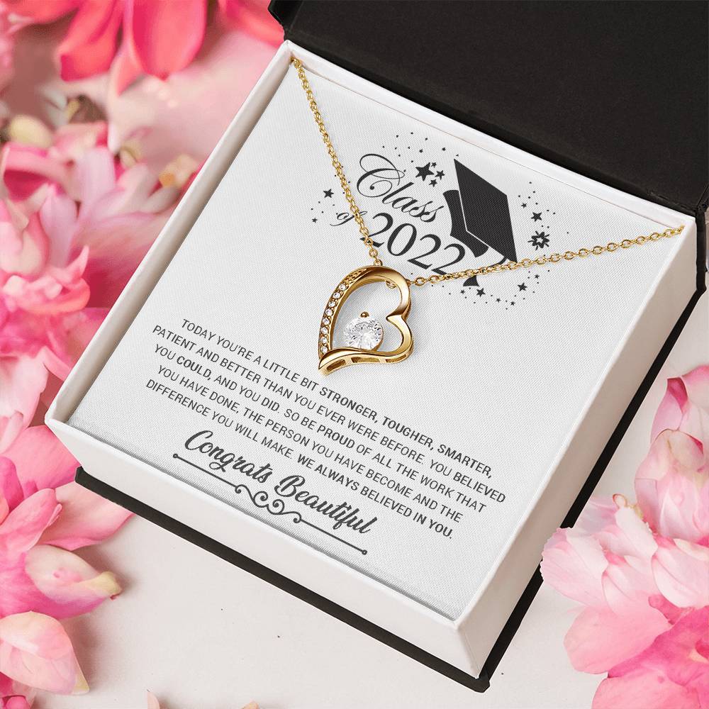 Goddaughter Graduation Class Of 2022 Keepsake Grad Gift Memento Family College Graduate Present Forever Love Necklace