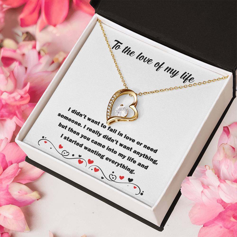 You Came Into My Life Forever Love Necklace