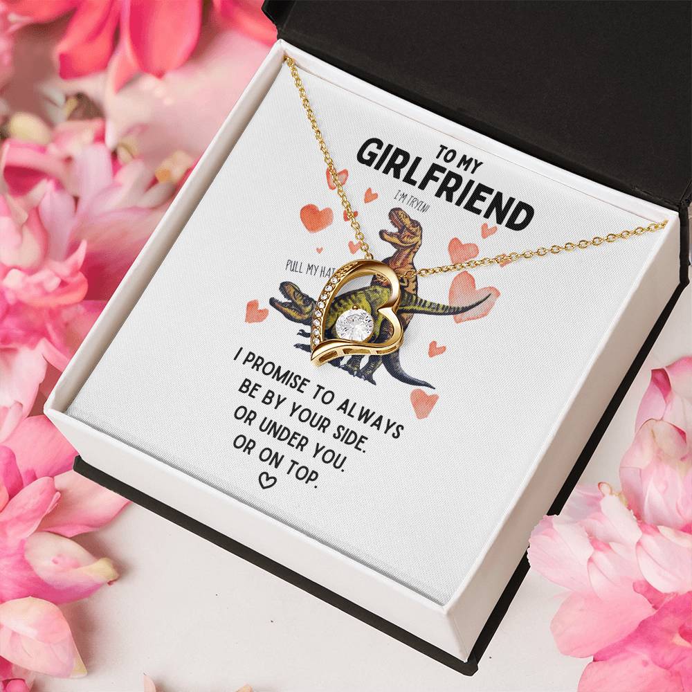 To My Girlfriend Always By Your Side Necklace 1 Forever Love Necklace