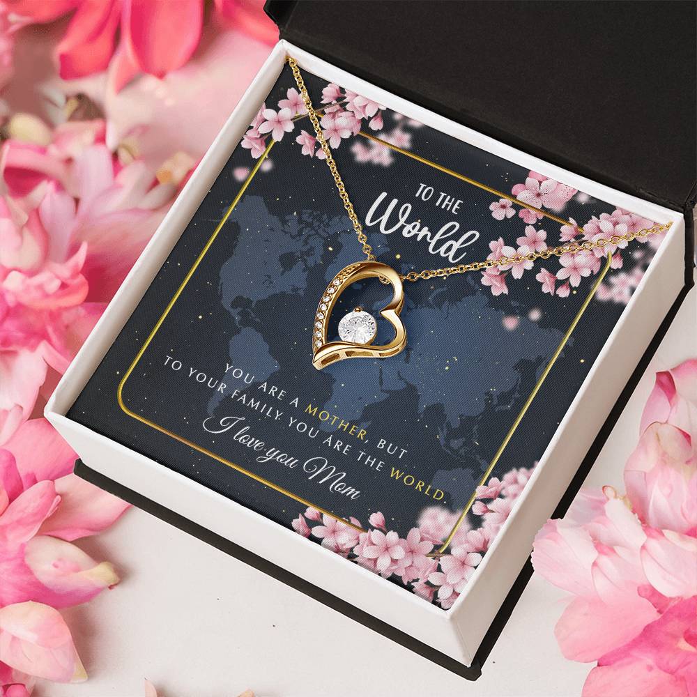 To The World Necklace Forever Love Necklace