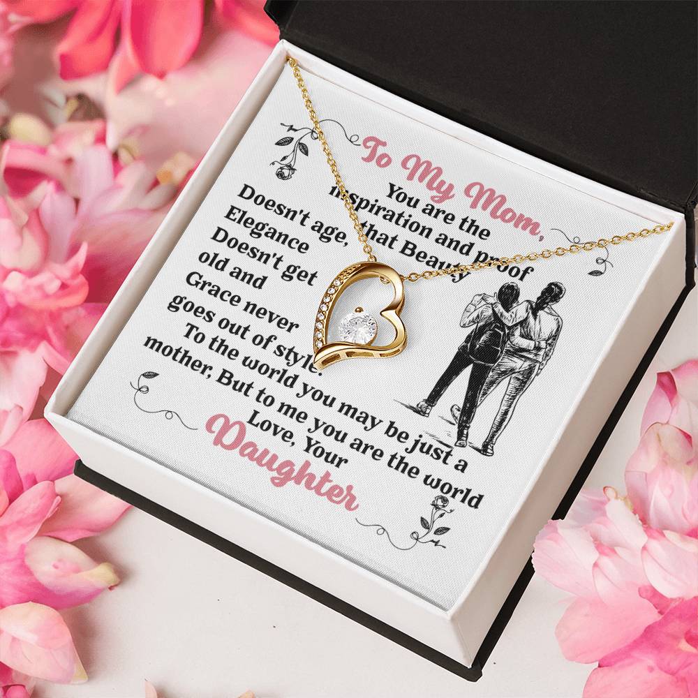 Gift For Mom - Forever Love Necklace Forever Love Necklace