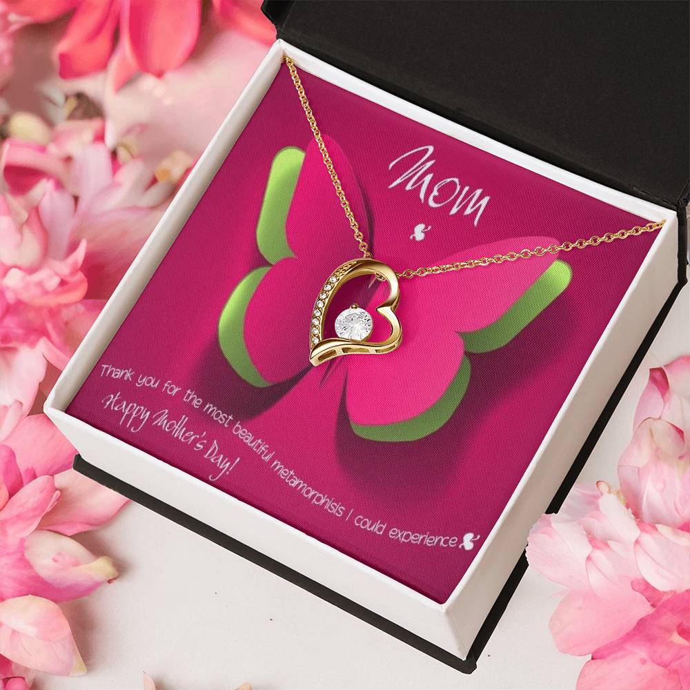 To My Mom 2 Forever Love Necklace