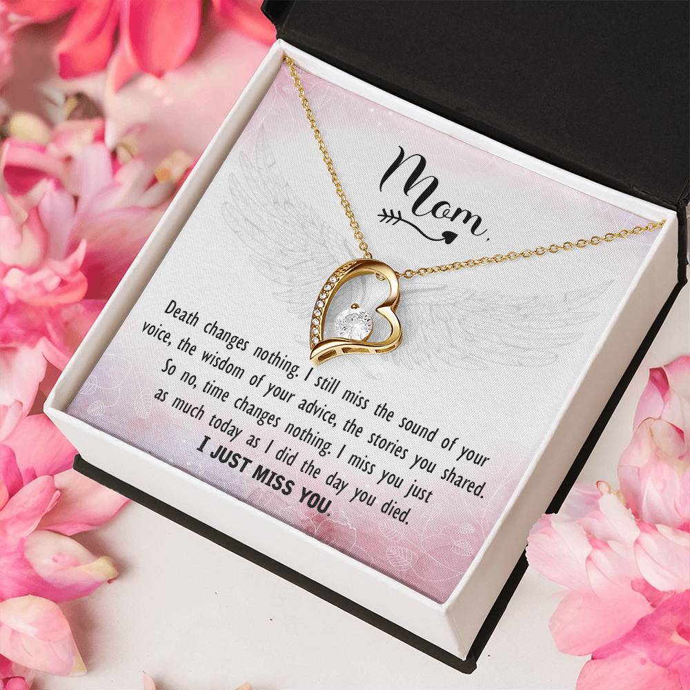 Mom - I Just Miss You - Forever Love Necklace Forever Love Necklace